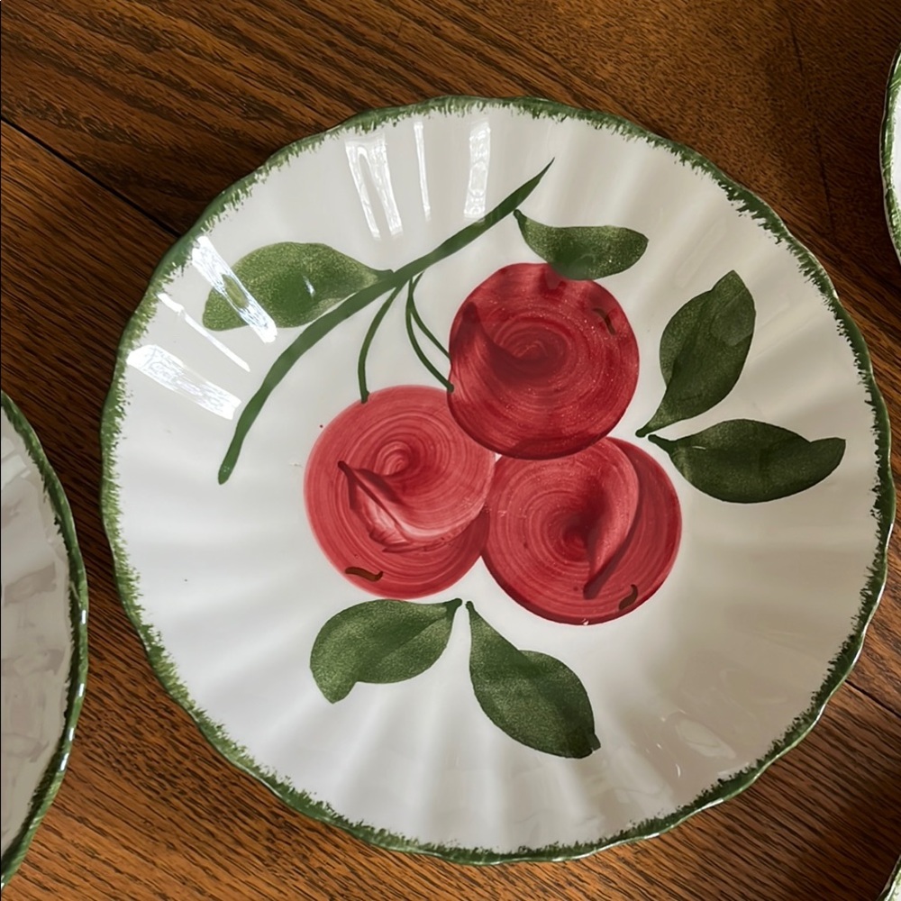 7 VINTAGE BLUE RIDGE DESSERT/SAUCE BOWLS - Picture 6 of 16